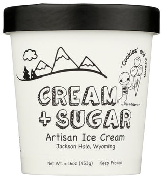 Cream And Sugar Ice Cream Cookies Cream