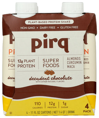 Pirq Plant Prtn Chocolate 4pk