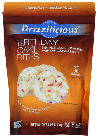 Drizzilicious Rice Crisp Mini Brthdy Ck