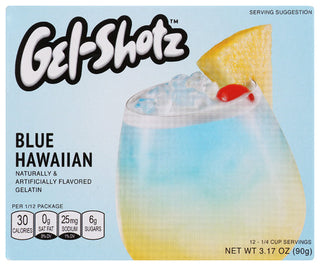 Gel Shotz Gelatin Blue Hawiian