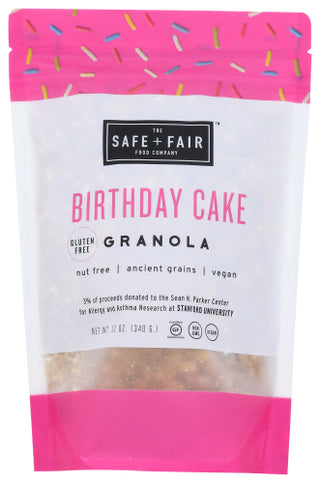The Safe And Fair Food Company Granola Birthday Cake