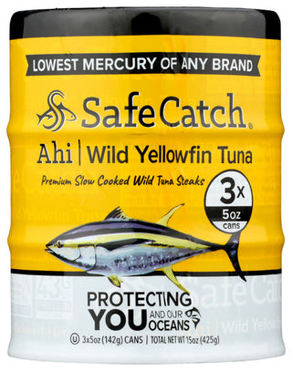 Safecatch Tuna Ahi Wild Yellwfin 3p