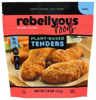 Rebellyous Foods Tenders Plant Based