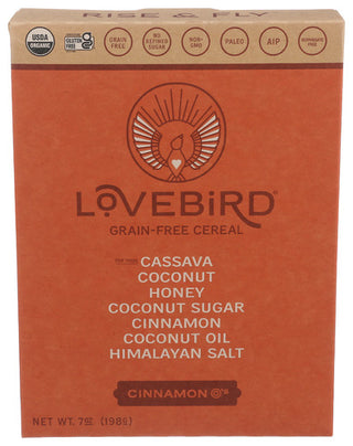 Lovebird Cereal Grain Free Cinnamo