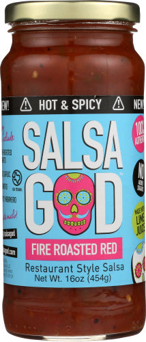 Salsa God Salsa Hot Fire Rsted Red