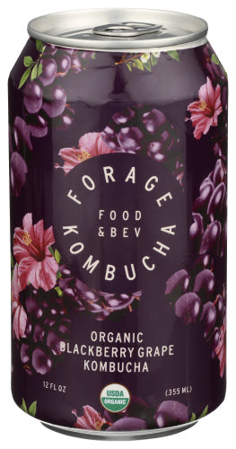 Forage Kombucha Kombucha Blackberry Grape