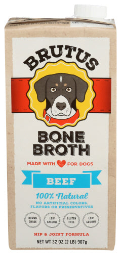 Brutus Broth Dog Bone Beef Broth