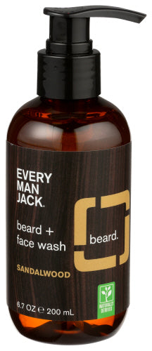 Every Man Jack Wash Beard Face Sndalwood
