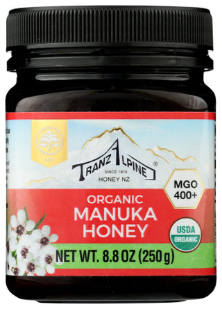 Tranzalpine Honey Manuka Org Mgo 400+