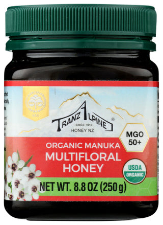 Tranzalpine Honey Manuka Mlt Mgo50 Org