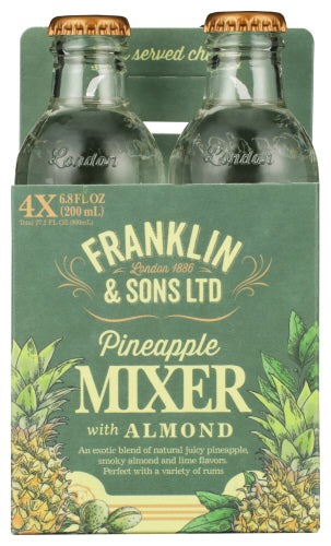 Franklin & Sons Pineapple & Almond 4pk