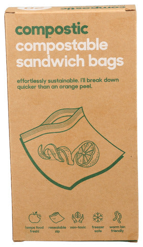 Compostic Bags Sandwich Compostabl