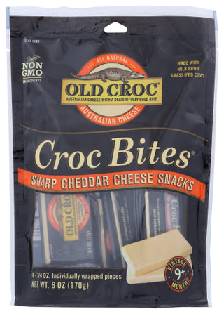 Old Croc Cheese Shrp Croc Bites 8c