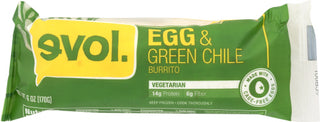 Evol Burrito Egg & Grn Chile