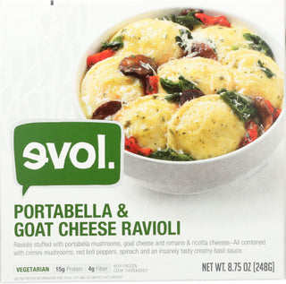 Evol Ravioli-portablla&gt Chs 8.75z