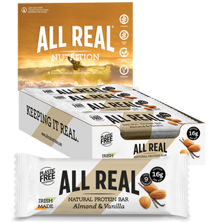 All Real Nutrition Bar Protein Almond Vanla