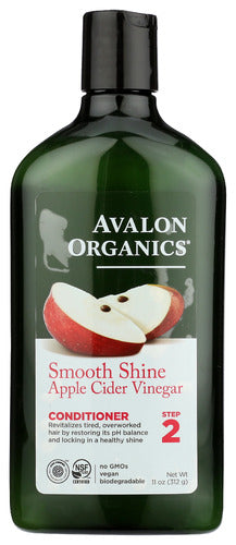 Avalon Organics Conditioner Apl Cidr Smth
