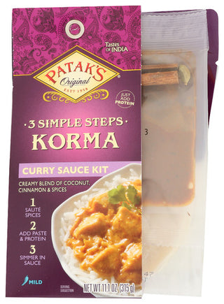Pataks Korma 3 Step