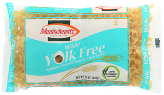 Manischewitz Noodle Yolk Free Wide