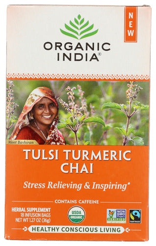 Organic India Tea Turmeric Chai