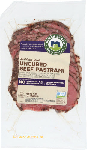 Niman Ranch Pastrami Beef Deli Slcd
