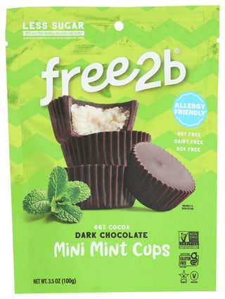 Free2b Foods Choc Drk Mint Minis