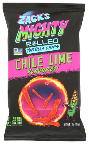 Zacks Mighty Chips Tortlla Chile Lime