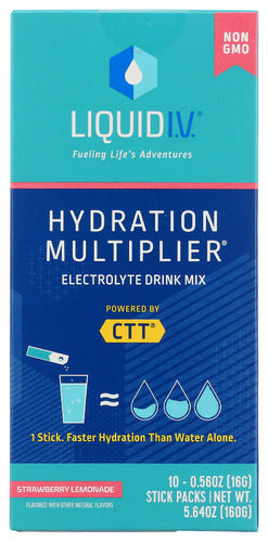Liquid Iv Hydration Stwbry Lmn 10ct