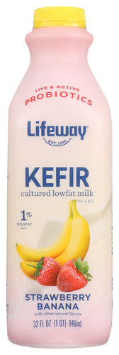 Lifeway Kefir Lf Banana Strwbry