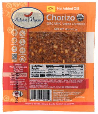 Nutcase Vegan Chorizo Crumble Vegan Og