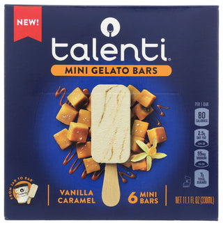 Talenti Bar Van Caraml Glato 6pc