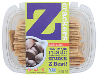 Z Crackers Crackers Garlic & Basil