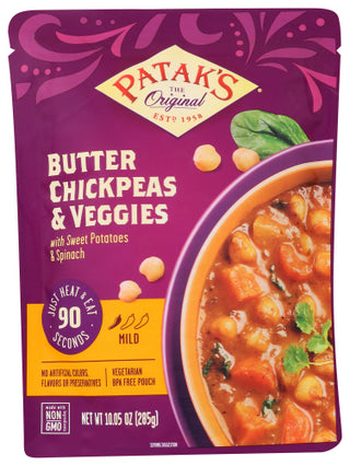 Pataks Meal Rte Butter Chickpea