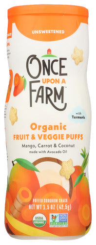 Once Upon A Farm Puffs Mngo Carrot Ccnut