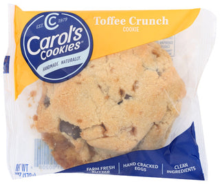 Carols Cookies Cookie Toffee Crunch 36pc