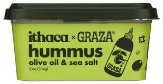 Ithaca Cold Crafted Hummus Olve Oil Sea Salt