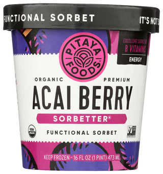 Pitaya Foods Sorbet Organic Acai Brry