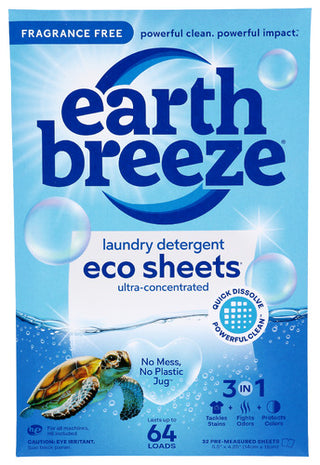 Earth Breeze Laundry Sheets Ff 64ld