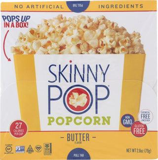 Skinny Pop Popcorn Butter 12pk