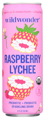Wildwonder Drink Sprkl Rasp Lychee