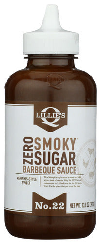Lillies Q Sauce Zero Sgr Smoky Bbq