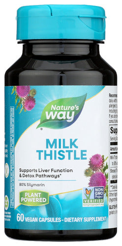 Natures Way Milk Thistle Std 60vegcp