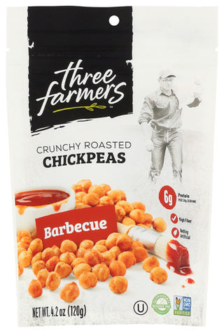 Three Farmers Foods Inc Chickpeas Rstd Barbecue