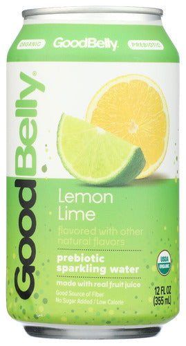 Good Belly Water Preb Lemn Lime 4pk