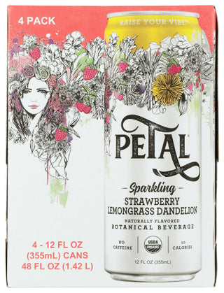 Petal Wtr Strbry Lmngr 4pk Org