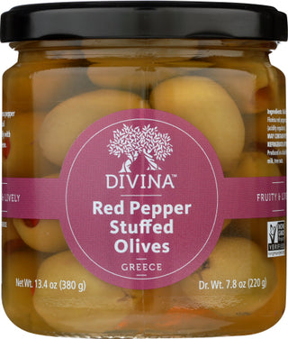 Divina Olive Atho Stfd Red Pepr