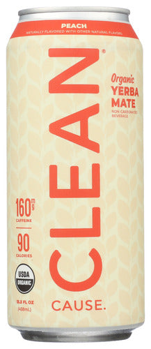Clean Cause Tea Yerba Mate Peach – Blossom Goods
