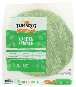 Tumaros Wrap Garden Spinach