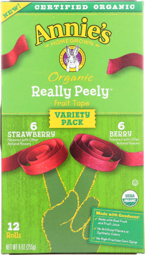Annies Homegrown Snack Fruit Frt Tape Bry
