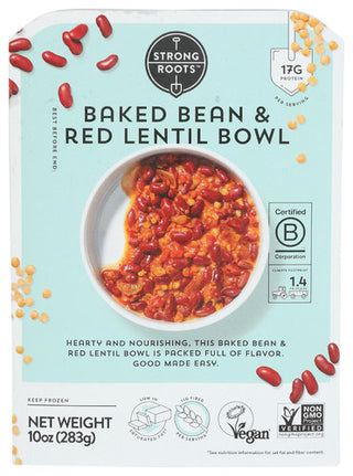 Strong Roots Lentil Red Bowl Bkd Bean
